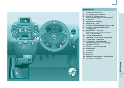 2014-2015 Citroën Berlingo Multispace Owner's Manual | German