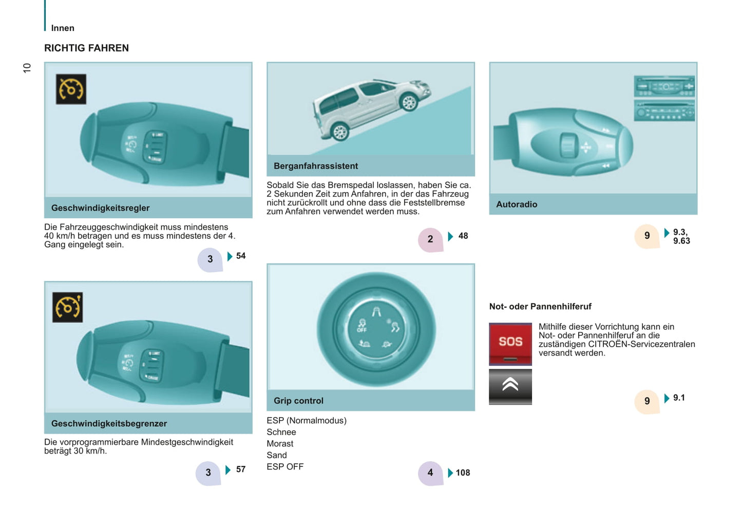 2014-2015 Citroën Berlingo Multispace Owner's Manual | German