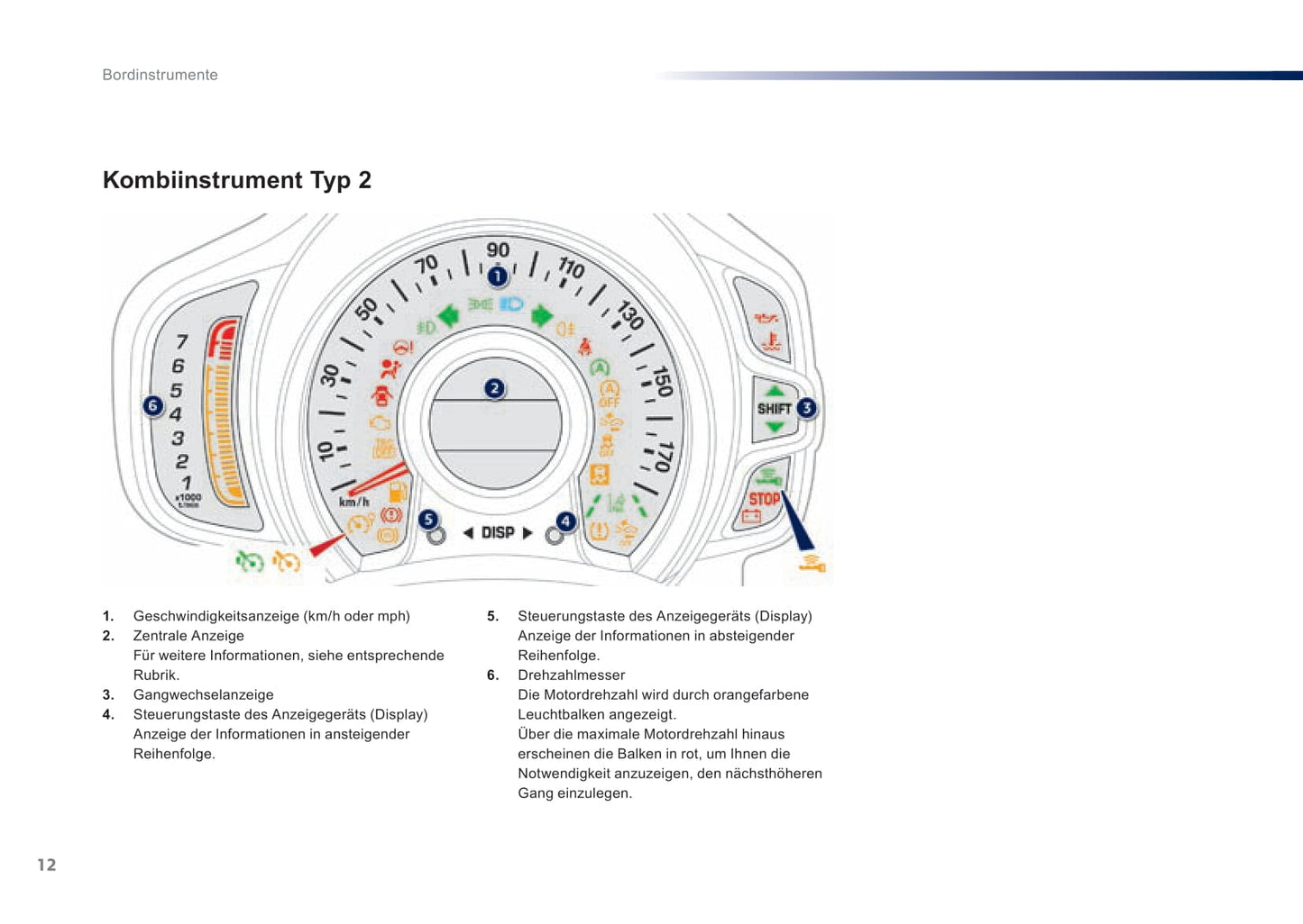 2016-2018 Peugeot 108 Owner's Manual | German