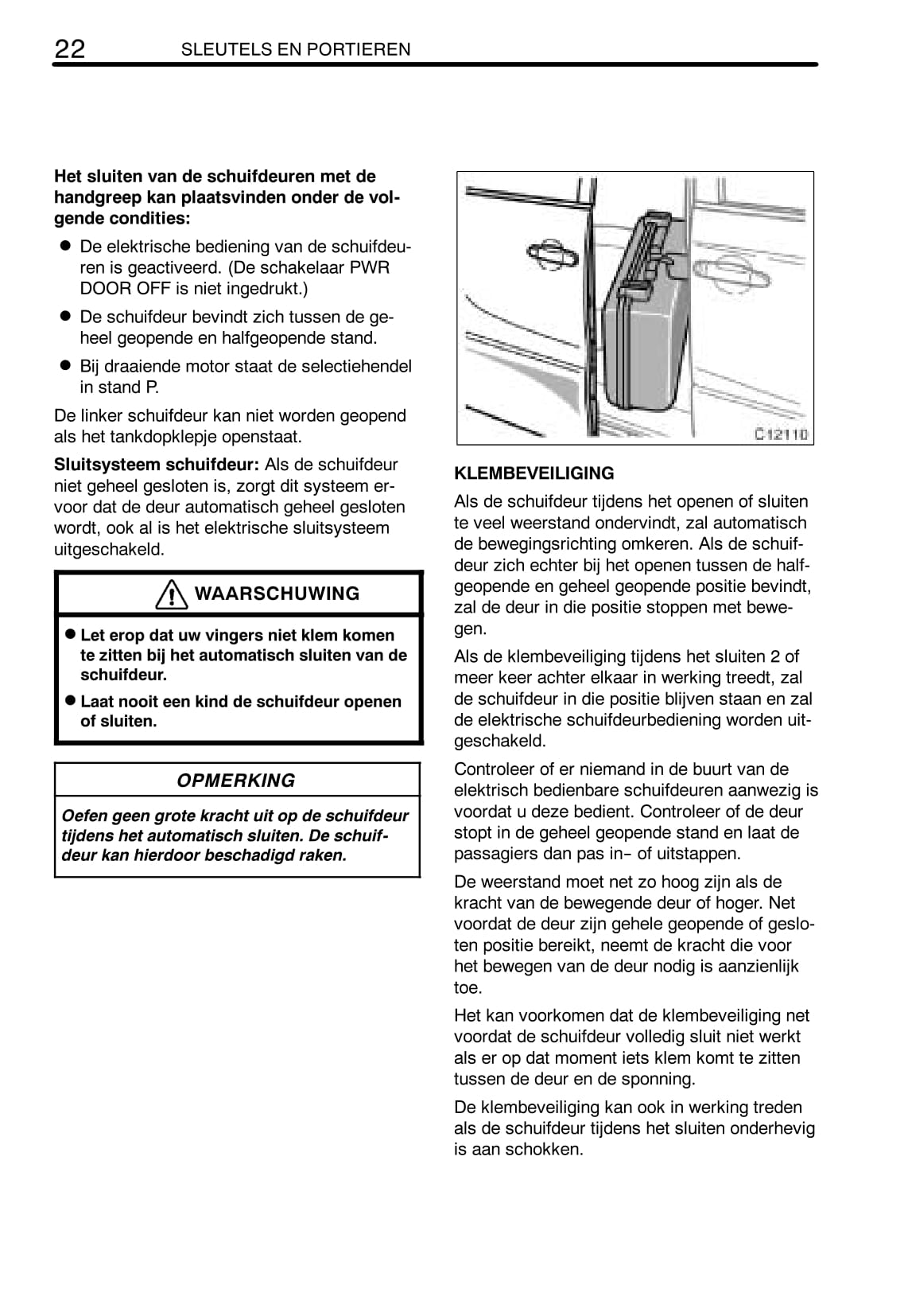 2003-2005 Toyota Previa Owner's Manual | Dutch