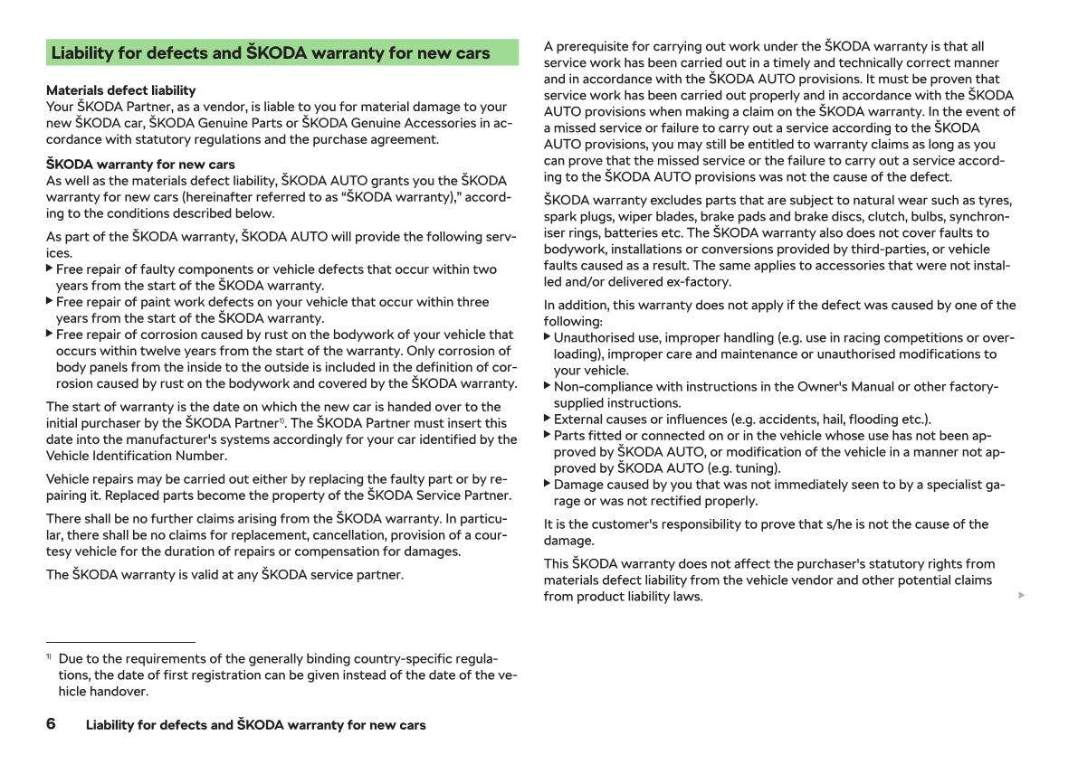 2018-2019 Skoda Rapid Owner's Manual | English