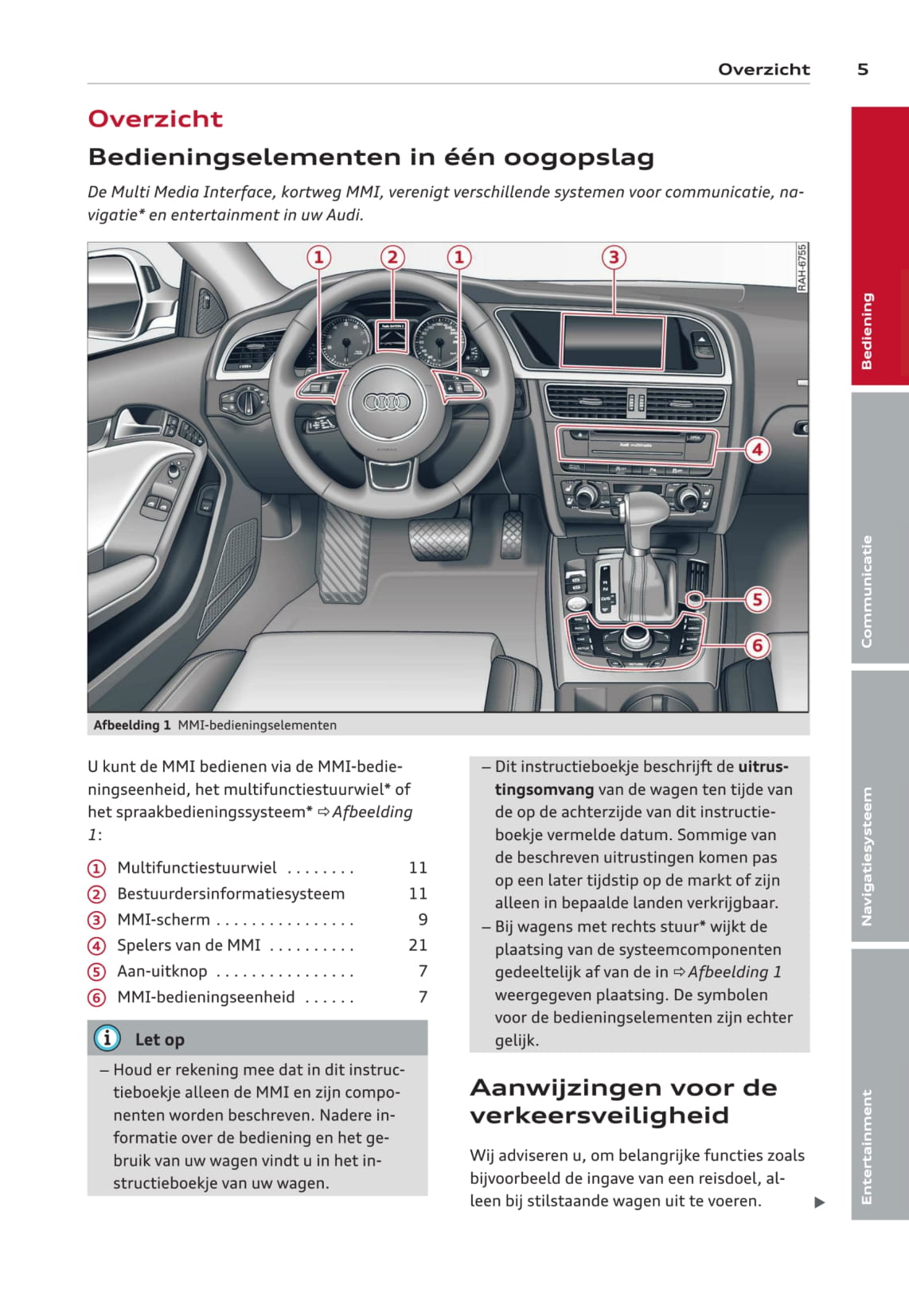 Audi MMI Handleiding 2012