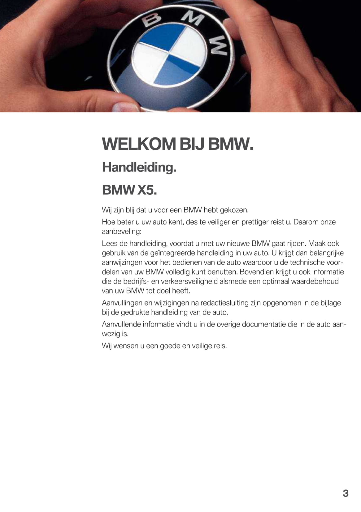 2018 BMW X5 Owner's Manual | Dutch
