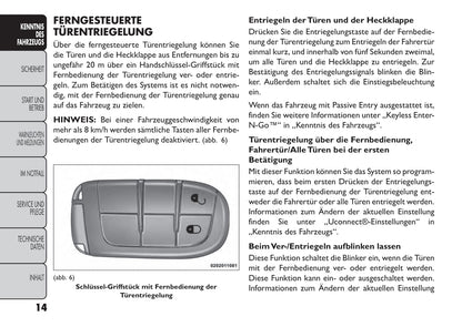 2013-2014 Fiat Freemont Owner's Manual | German