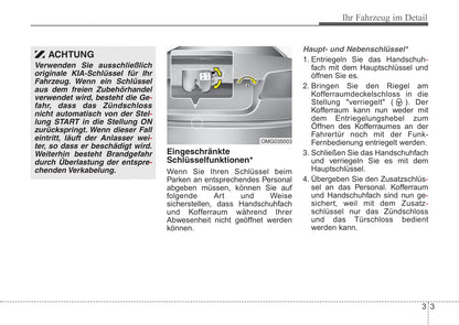 2006-2007 Kia Optima Owner's Manual | German