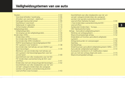 2019-2020 Kia Optima Owner's Manual | Dutch