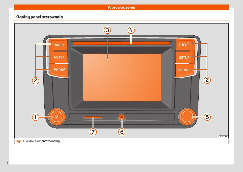Seat Alhambra Media System Colour Instrukcja obsługi