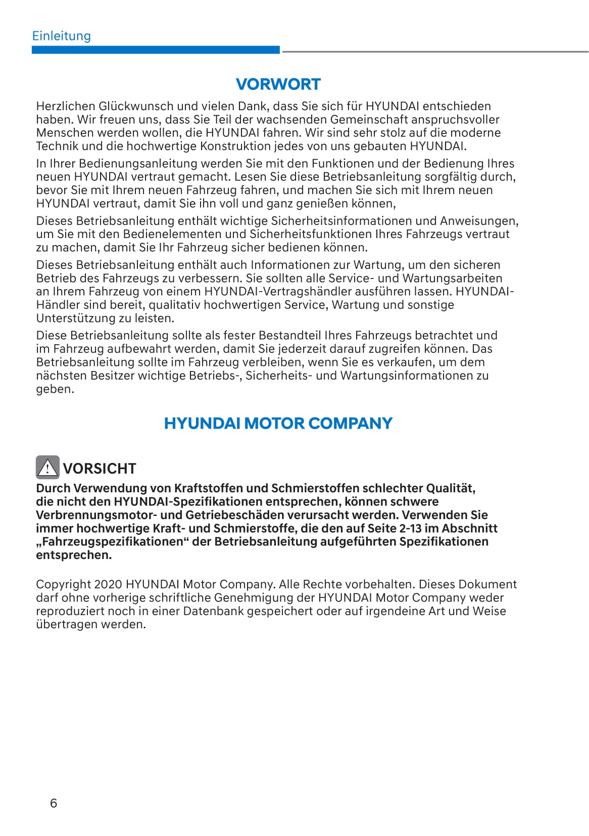 2020-2021 Hyundai Tucson Hybrid Bedienungsanleitung | Deutsch