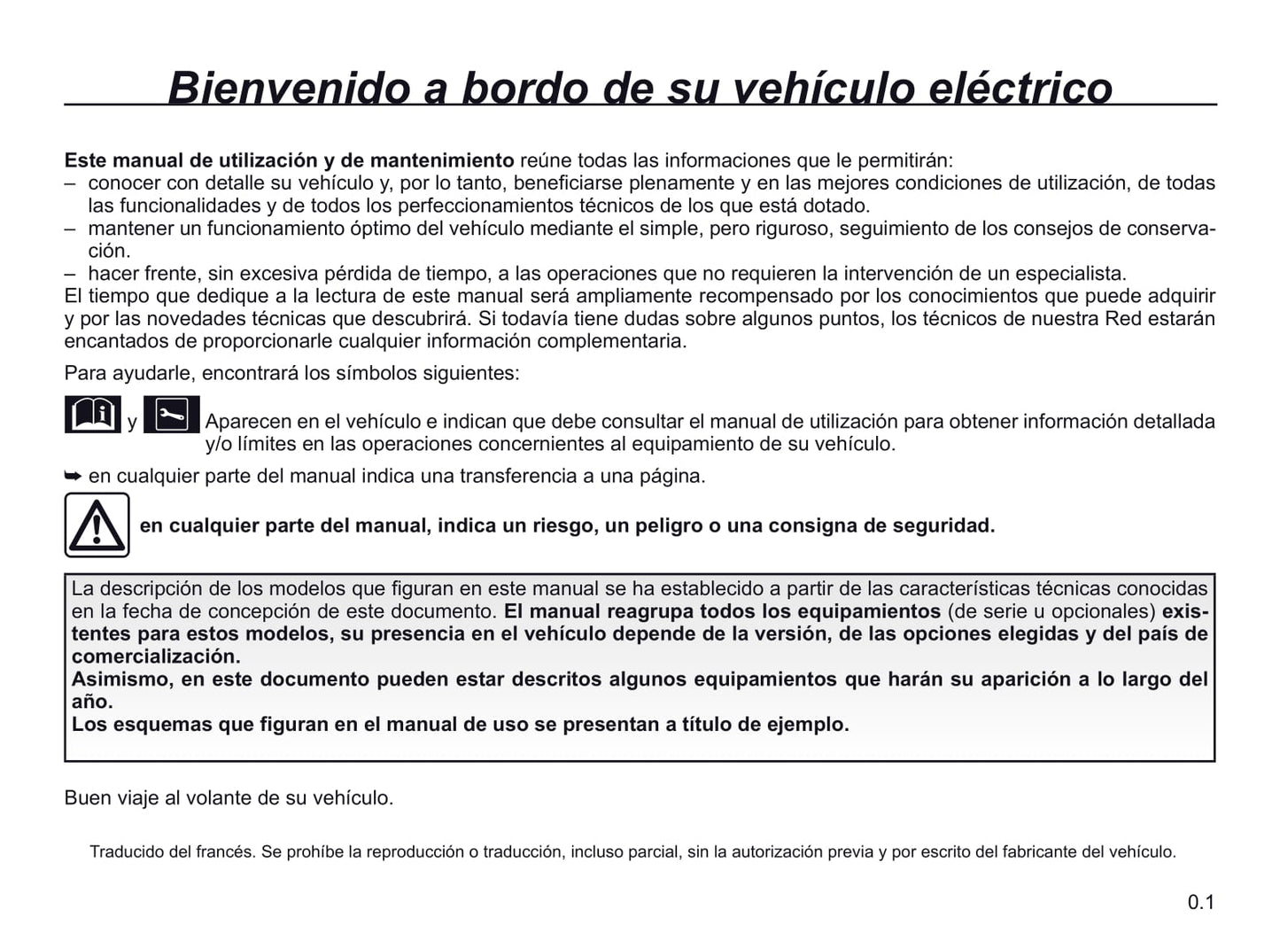 2019-2020 Renault Zoe Manuel du propriétaire | Espagnol