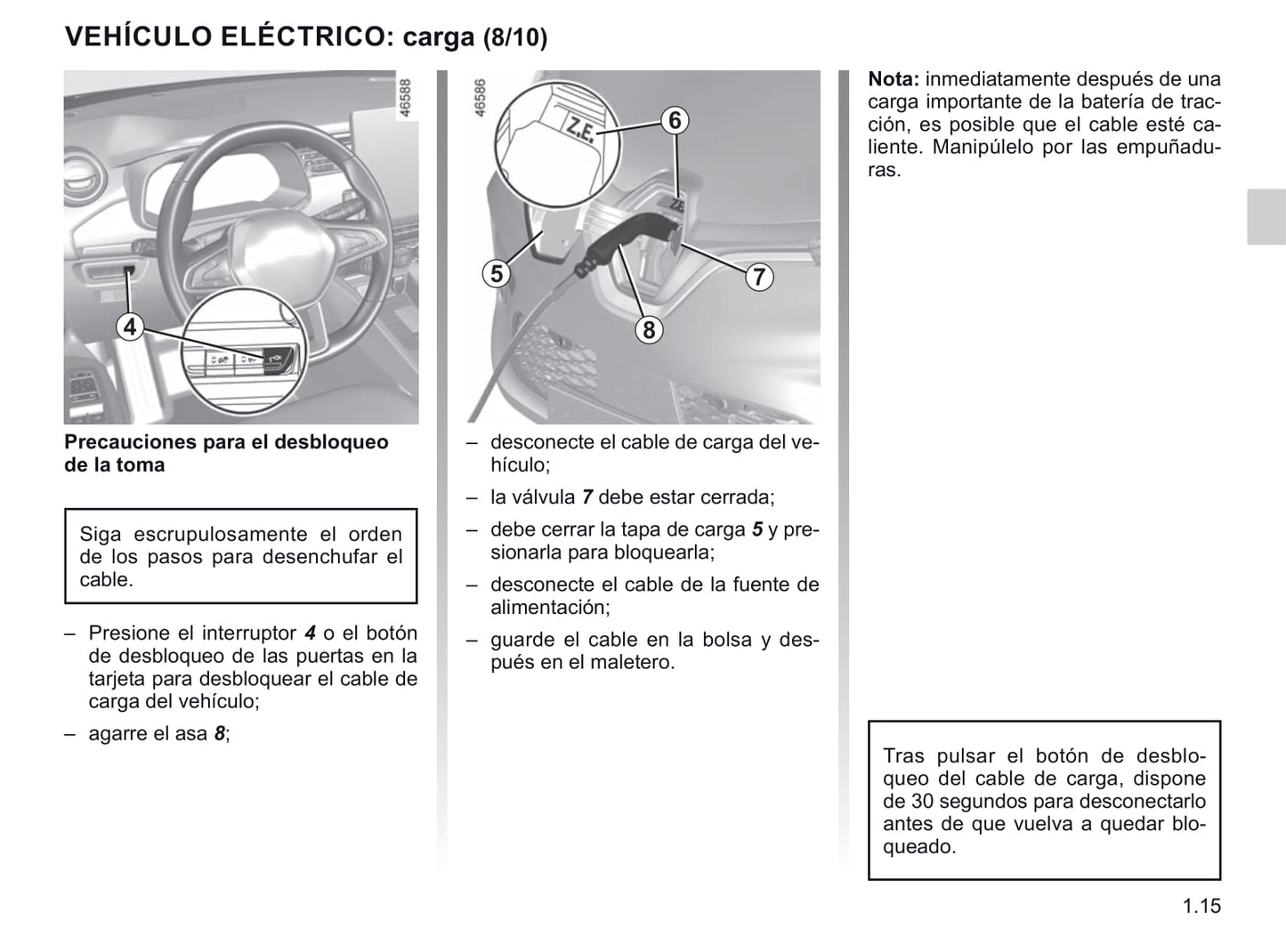 2019-2020 Renault Zoe Owner's Manual | Spanish