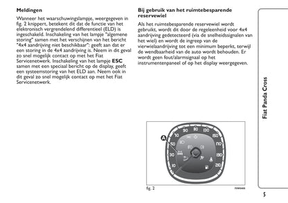 2014-2015 Fiat Panda Cross Bedienungsanleitung | Niederländisch