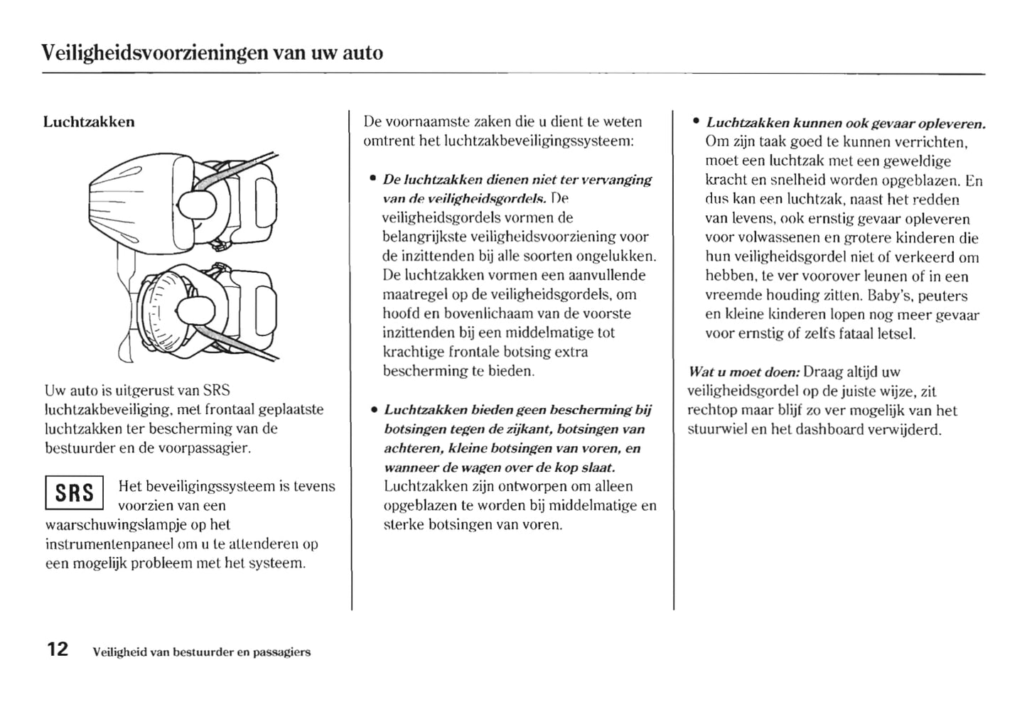 2005-2006 Honda HR-V Gebruikershandleiding | Nederlands