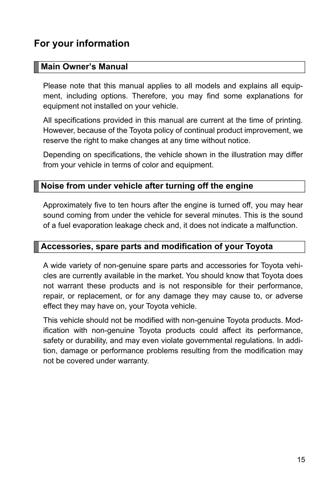 2016-2017 Toyota 86 Owner's Manual | English