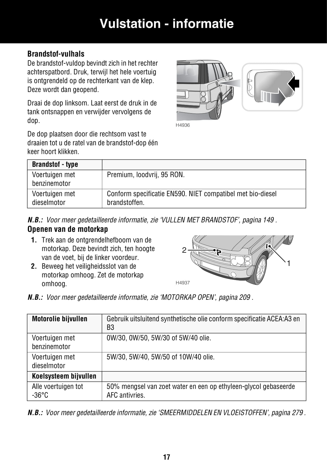 2002-2005 Land Rover Range Rover Gebruikershandleiding | Nederlands