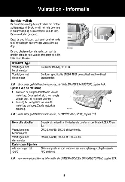 2002-2005 Land Rover Range Rover Bedienungsanleitung | Niederländisch