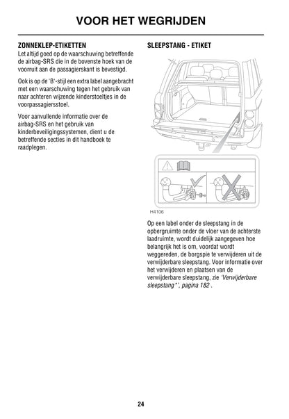 2003-2004 Land Rover Range Rover Owner's Manual | Dutch