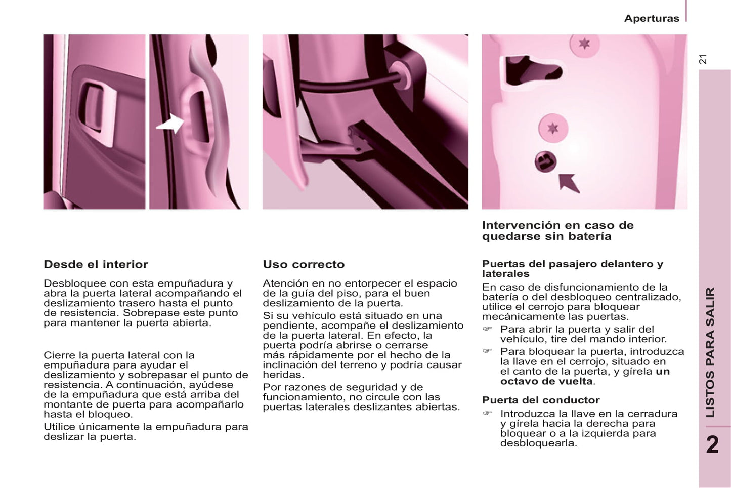 2011-2012 Peugeot Partner Tepee Gebruikershandleiding | Spaans