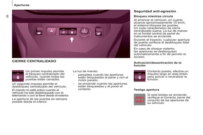2011-2012 Peugeot Partner Tepee Bedienungsanleitung | Spanisch