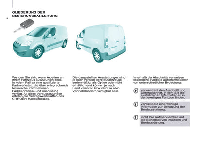 2016-2017 Citroën Berlingo Owner's Manual | German