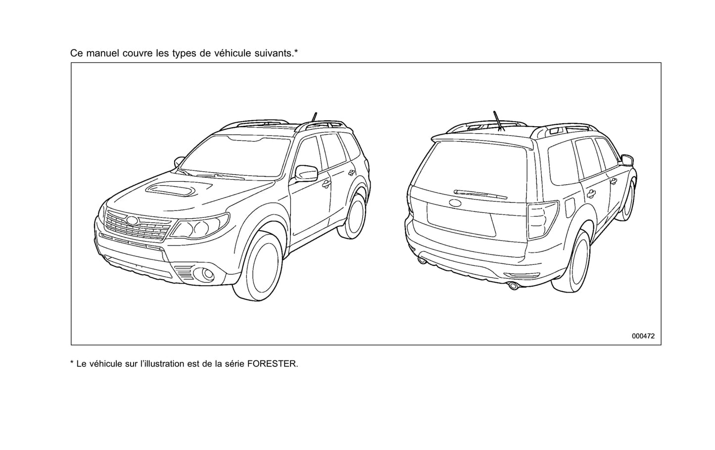 2010 Subaru Forester Gebruikershandleiding | Frans