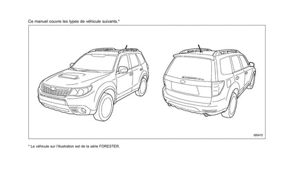 2008-2011 Subaru Forester Bedienungsanleitung | Französisch