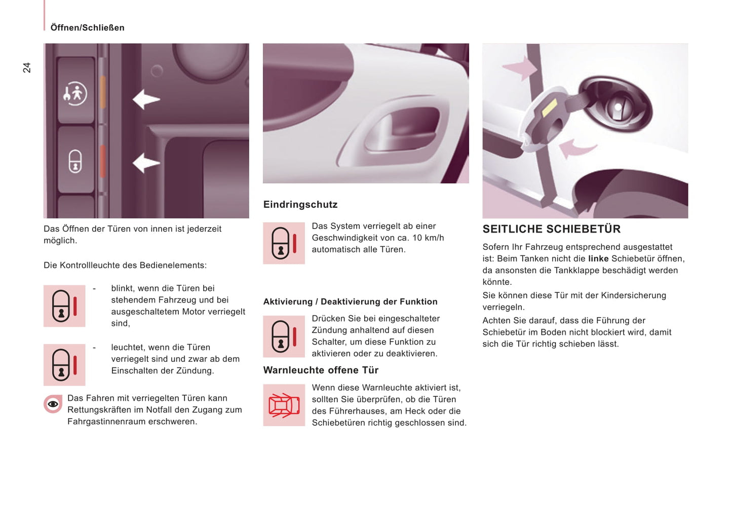 2014-2016 Peugeot Expert Tepee Owner's Manual | German
