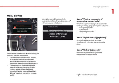 2016-2017 Citroën C5 Owner's Manual | Polish
