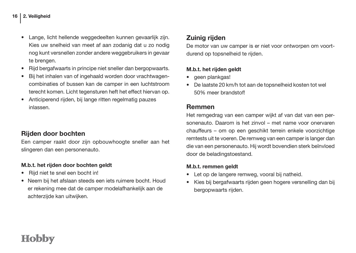 2015 Hobby Optima/Siesta Gebruikershandleiding | Nederlands