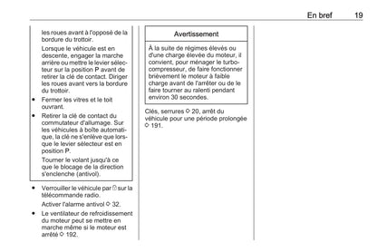 2017-2018 Opel Mokka/Mokka X Owner's Manual | French