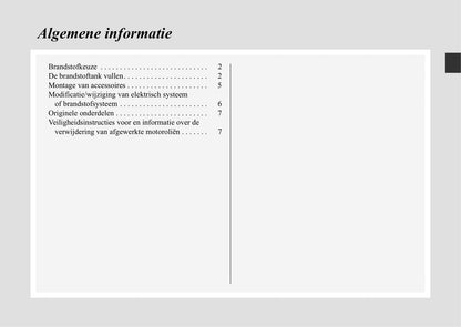 2003-2007 Mitsubishi Lancer Owner's Manual | Dutch