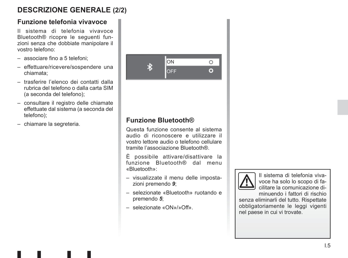 Renault Radio Connect R & GO Libretto D'istruzioni 2018