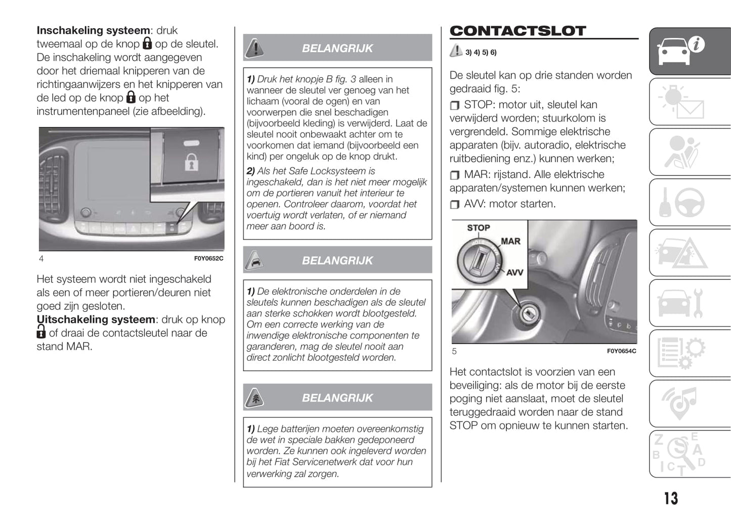 2018 Fiat 500L Gebruikershandleiding | Nederlands