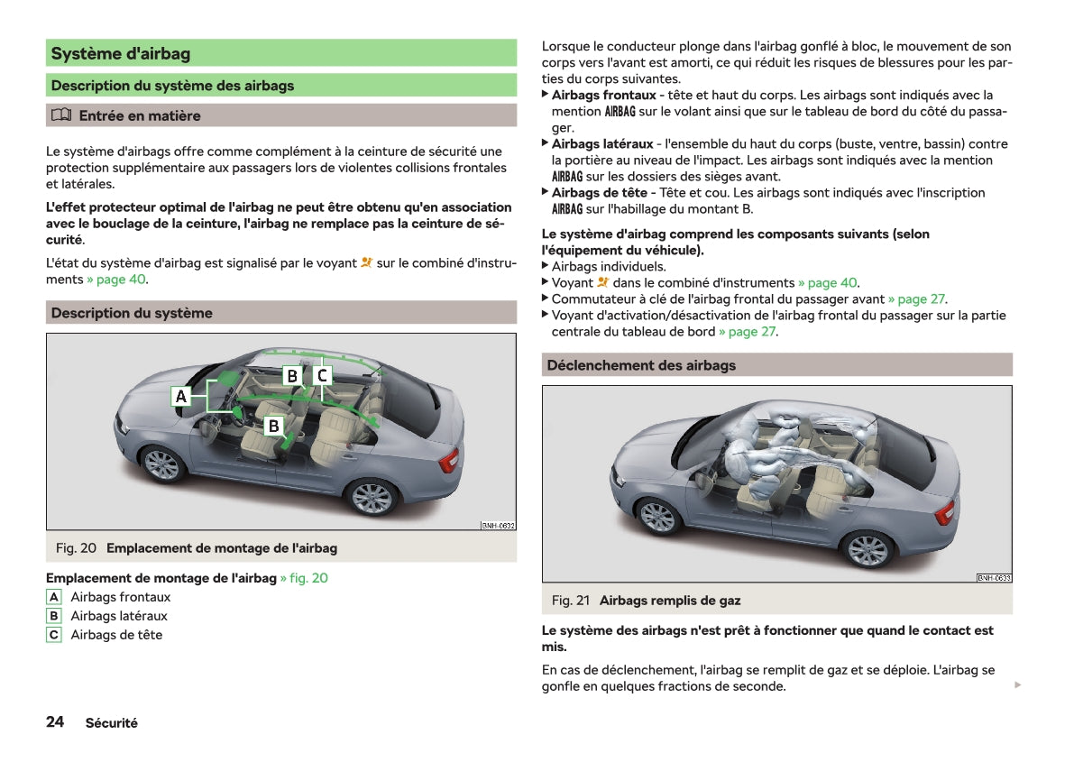 2018-2019 Skoda Rapid Owner's Manual | French