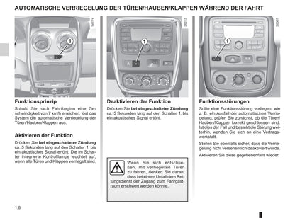 2013-2018 Dacia Duster Owner's Manual | German