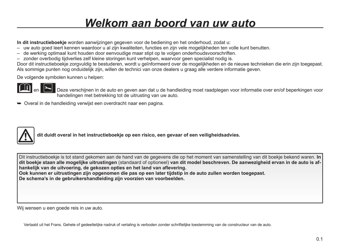 2019-2023 Renault Master Manuel du propriétaire | Néerlandais