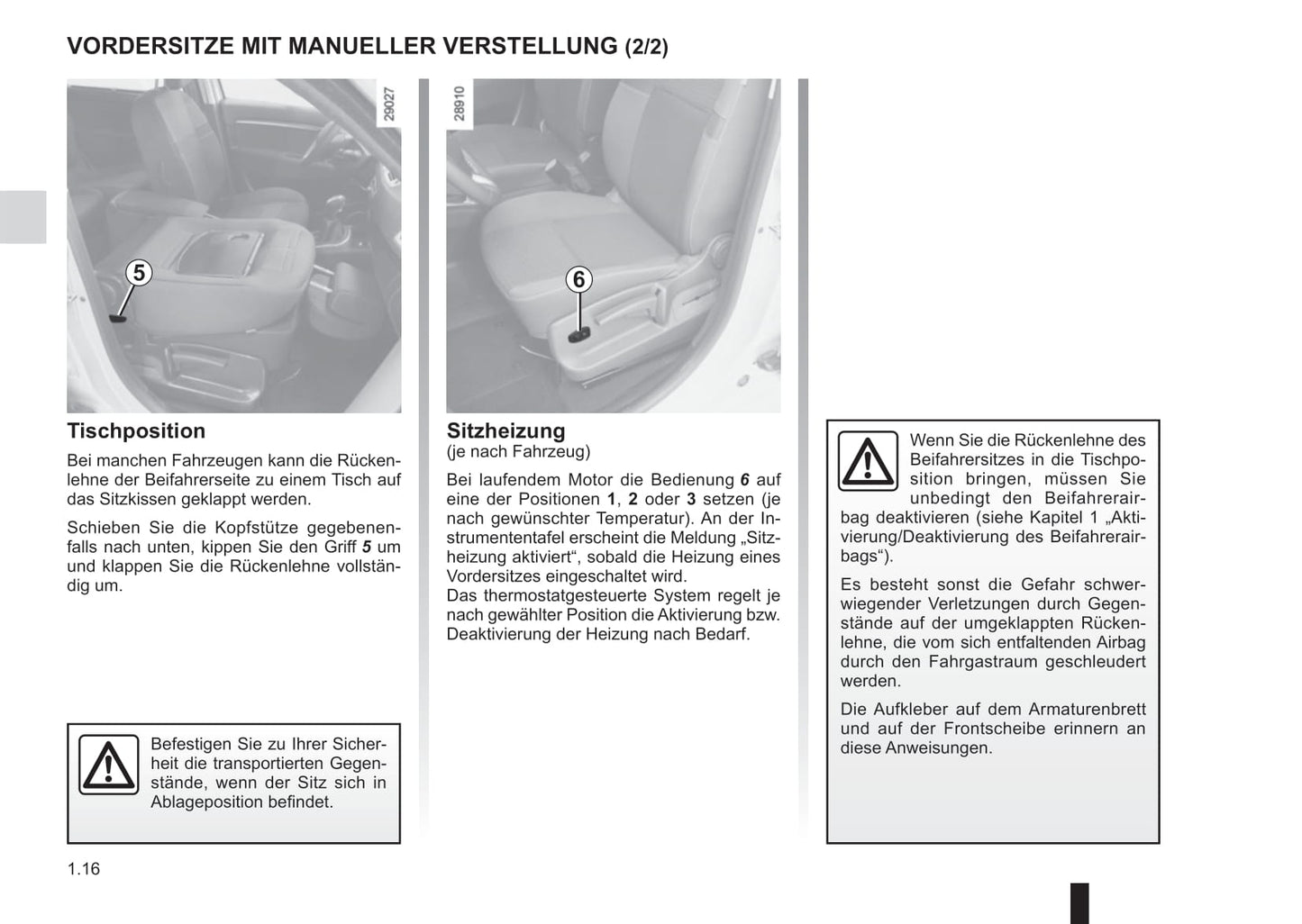 2015-2016 Renault Scénic Bedienungsanleitung | Deutsch