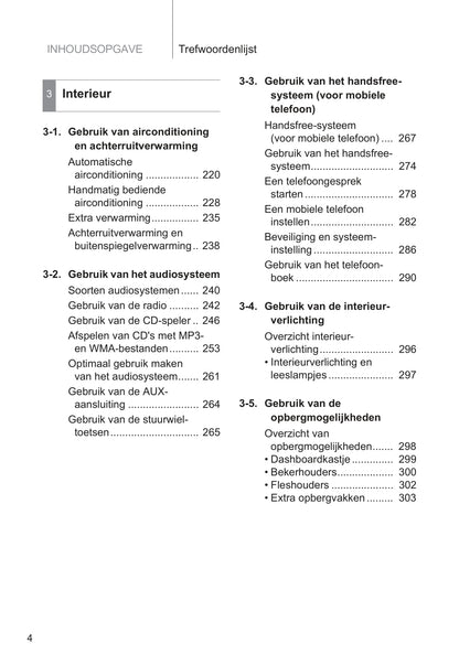 2009-2010 Toyota Urban Cruiser Gebruikershandleiding | Nederlands