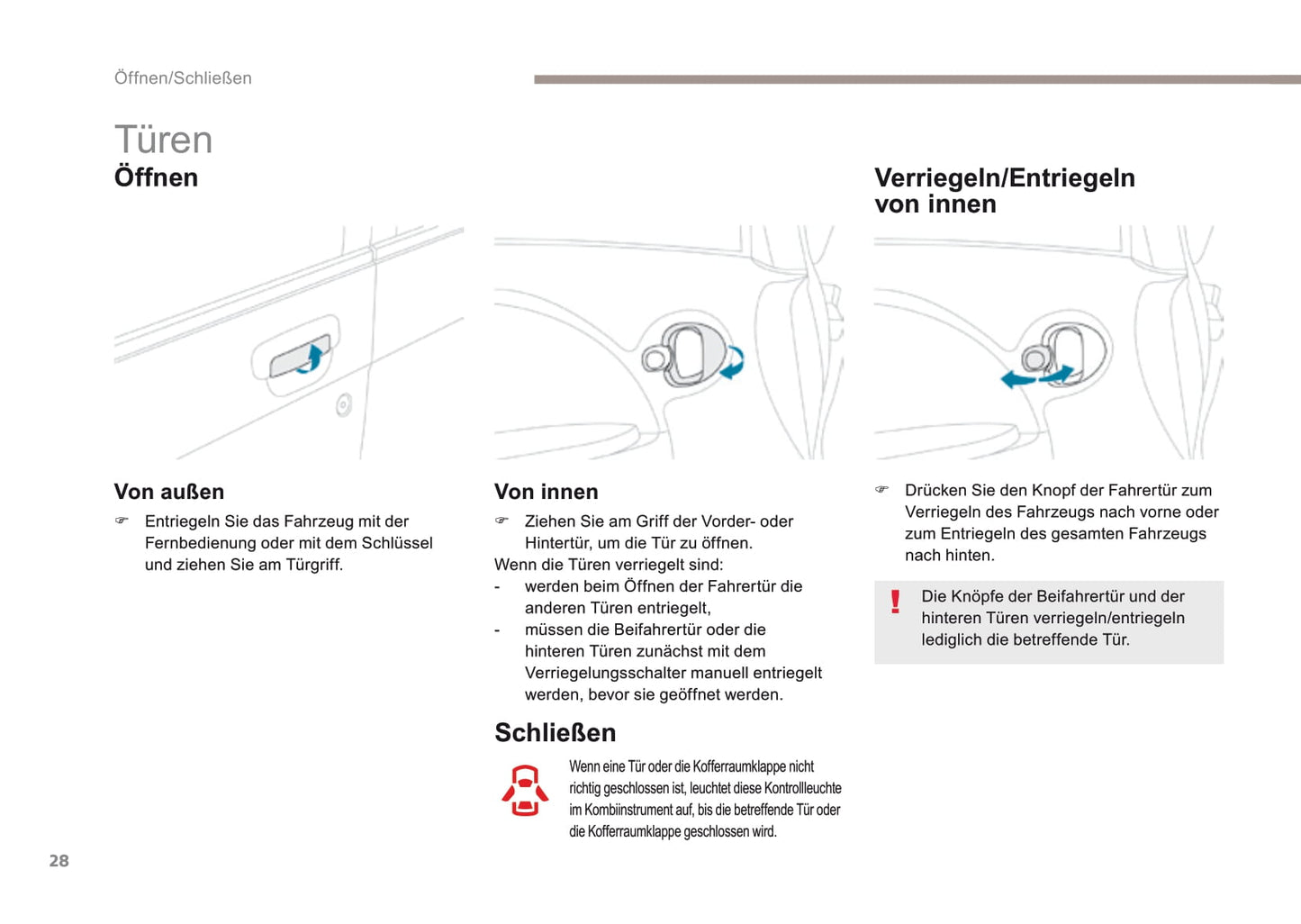 2016-2017 Peugeot Ion Bedienungsanleitung | Deutsch