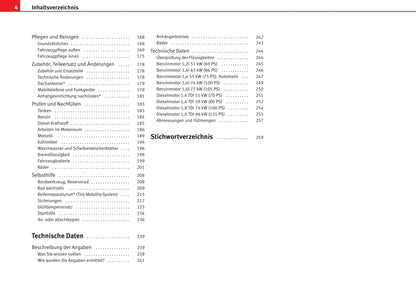 2006-2009 Seat Cordoba Owner's Manual | German