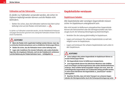 2006-2009 Seat Cordoba Owner's Manual | German