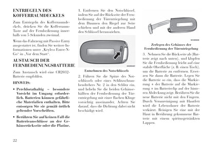 2011-2014 Lancia Thema Owner's Manual | German