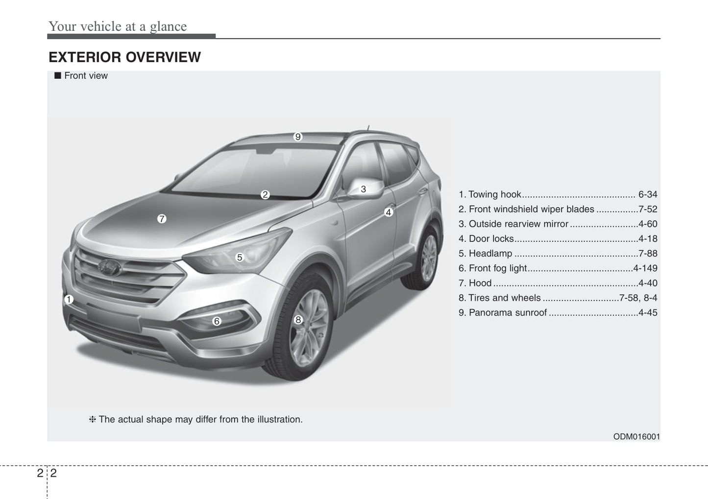 2016-2017 Hyundai Santa Fe Owner's Manual | English