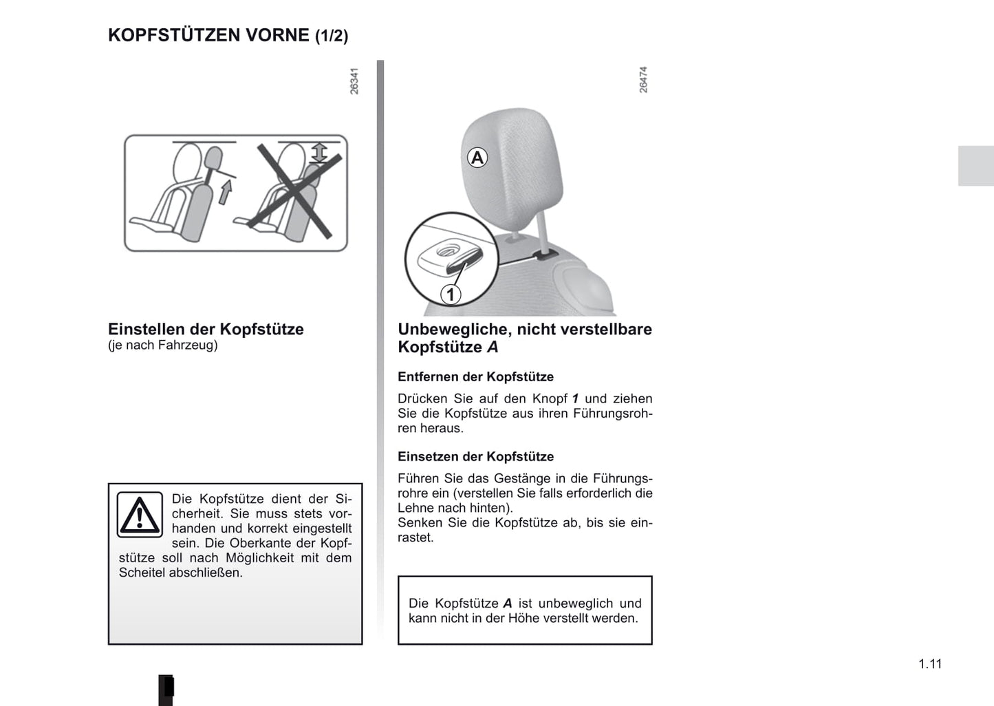 2013-2014 Renault Twingo Owner's Manual | German