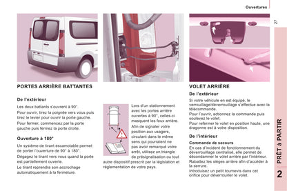 2012-2013 Peugeot Expert Tepee Bedienungsanleitung | Französisch