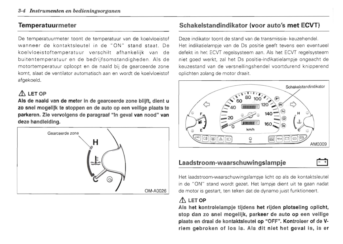 1995 Subaru Vivio Owner's Manual | Dutch