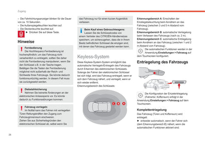 2022-2024 Citroën C5 X Owner's Manual | German