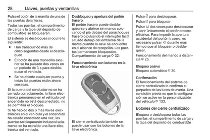 2019 Opel Astra Bedienungsanleitung | Spanisch