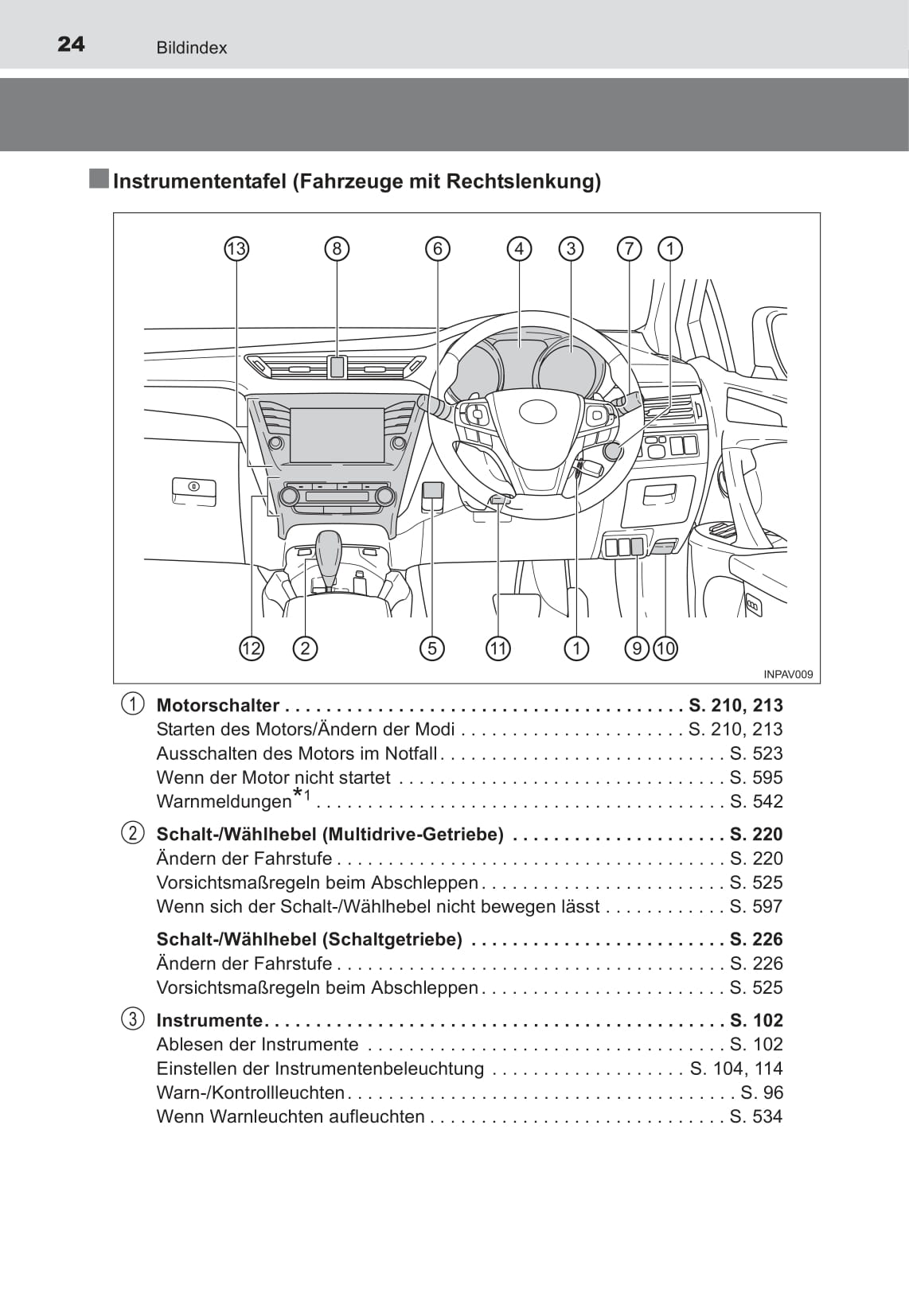 2016 Toyota Avensis Bedienungsanleitung | Deutsch