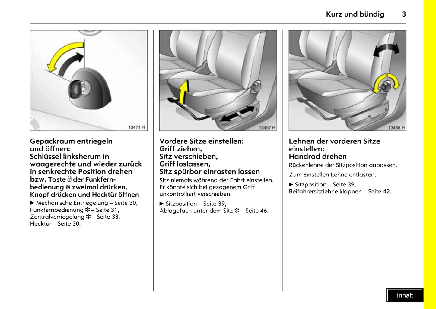 2006-2007 Opel Agila Owner's Manual | German