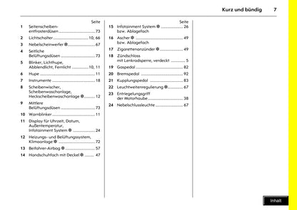 2006-2007 Opel Agila Owner's Manual | German